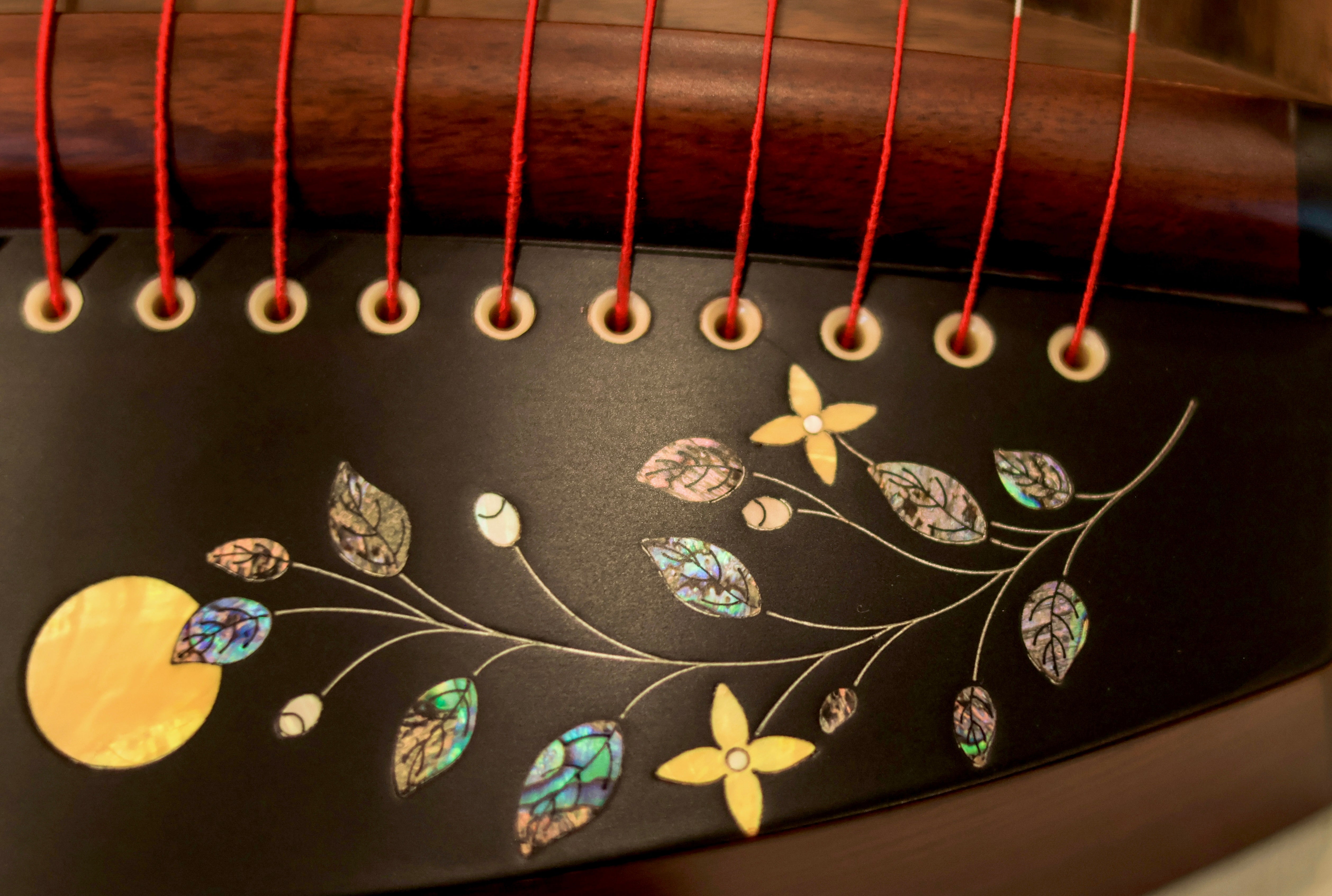 Muyue 53in Elite Indian Rosewood Carved Guzheng “Ze Zhi” at