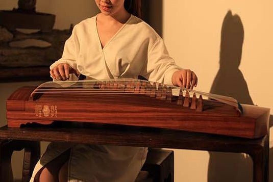 Dunhuang 39in Bubinga Guzheng 9694OX100 敦煌100cm特氏古夷苏木古筝 